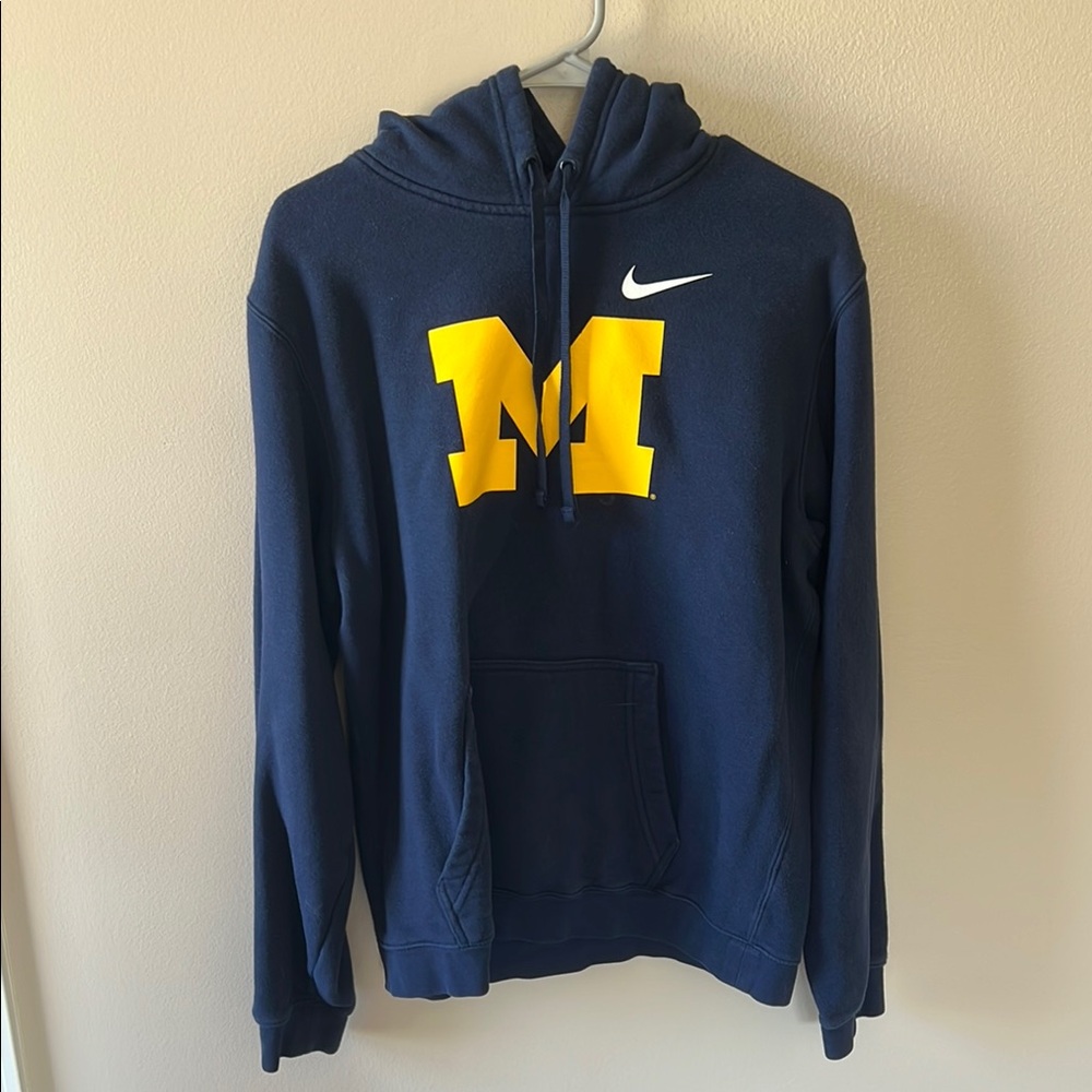 Nike Blue and Yellow Sweatshirt Athletic Wear